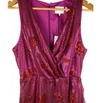 ONE33 Social Pink & Red Sequin Hearts Faux Wrap Party Dress Size 8 Photo 6