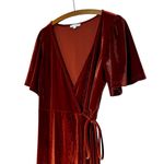 Baltic Born  Rust Velvet Maxi Dress Photo 1