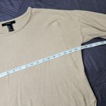 Forever 21 Light Brown Crew Neck Sweater Size Small Casual Fall Cozy Photo 3