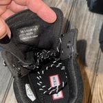 Hunter Women's Black Ankle Boots waterproof NEW 7 chunky heel platform leather Photo 4