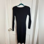 H&M Rib knit black long sleeve dress NWT Photo 4