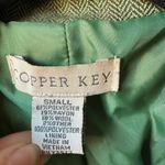 Copper Key Women’s Wool Blend Tweed Green Blazer Size Small Photo 1