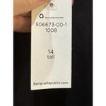 Banana Republic Banana‎ Republic Sloan-Fit Cross-Front Sheath Dress, Black SIZE 14 Midi Photo 8