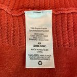 Terra & Sky Women's Rust Lagenlook Open Front Cardigan Photo 9
