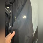 Michael Kors Black Utility Jacket with Gold Details Photo 4