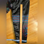 Chico's Womens 100% SILK Embroidered silk Lined Classic blazer Light Jacket|Sz:1 Photo 8