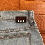 Mudd Light wash blue two toned jean  vintage skirt Photo 7