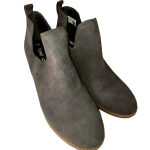 Toms  Women’s Gray Suede Kallie‎ Wedge Slip-on Bootie 9.5 Photo 0