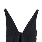 Mara Hoffman  Audrey Black Plunge Neck One Piece Swimsuit Size Medium Photo 5