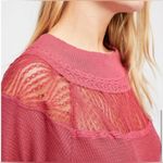Free People  Spring Valley Long Sleeve waffle knit thermal top medium EUC Photo 2