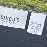 Chico's Vintage Travelers Cardigan Women 3 XL Black Acetate Slinky Tie Open Front Photo 1