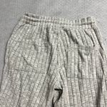 Chaser Grey Ribbed Knit Sweater Sweatpants Size Small with Pockets EUC Photo 6