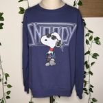 Peanuts Snoopy Rhinestone Crewneck Juniors NWOT Blue Size undefined Photo 1