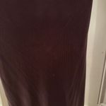 Wilfred Free  Purple Ribbed Short Sleeve Dress Photo 4