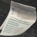 American Eagle Distressed Black Denim Shorts Photo 2