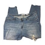 Ymi WBB Wannabettabutt Mid Rise Jeans Distressed Raw Hem Size 18 Photo 1