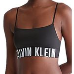 Calvin Klein Brand New  Women's Size Medium Black Wire Free Unlined Bralette Photo 0