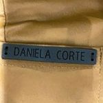 New Daniela Corte High Rise Skinny Trousers Brown Scuba Stretch Size 10 EU 40 Photo 2