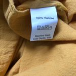 Rotita Mustard Yellow Button Up Sweetheart Neckline Mini Dress Photo 8