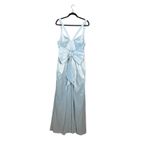 Show Me Your Mumu Show‎ Me Your Mumu Charlotte Bow Dress Size XL Light Blue Taffeta Bridesmaid NEW Photo 9