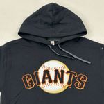Fruit of the Loom San Francisco SF Giants Baseball Team Logo Black Hoodie Sweatshirt Adult Size S. Photo 1
