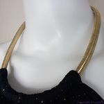 Blondie Nites  navy blue sparkly halter prom‎ dress, size junior 7 Photo 6