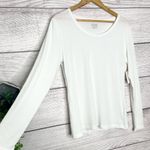 32 Degrees Heat NWT White Long Sleeve Scoop Neck Layering Top Size XL Photo 1