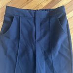 Maeve  Anthropologie Pintuck Cuffed Trouser Pants in Black Size 8 Photo 3