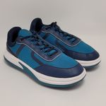 Lands' End  Women's Blue White Canvas Lace Up Action Runner Sneakers Size 9B Photo 9