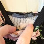 Soprano NWOT  black and pink floral romper Photo 3