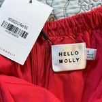 Hello Molly NWT  Strapless Tiered Midi Red Dress w/ Back Bow Tie Sz 4🧡 Photo 6