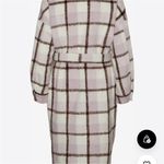 VERO MODA  Elsie Long Check Coat Curve Size 22 NWT Photo 9
