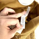 Aerie NEW  Offline Mustard Yellow Cable Ribbed Seamless High Rise 7/8 Leggings S Photo 3