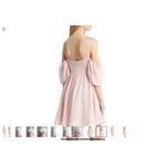 WAYF  Blush Pink Coco Cold Shoulder Babydoll Dress NWOT Photo 2