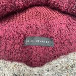 LA Hearts L.A. Hearts Fuzzy Knit Beanie Hat Burgundy One Size NWT PacSun Winter Outerwear Photo 2