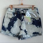 Blue Savvy NWT Acid Bleach Wash Denim Jean 100% Cotton Shorts 9 / 29 Photo 0