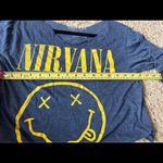 Nirvana  T-Shirt Smiley Face Yellow Logo Size Small Y2K Grunge 90s Retro Graphic Photo 3
