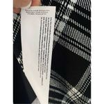 Joseph Ribkoff  Quarter Sleeve Collared BLK/Silver Plaid Crop  Cardigan Sz 12 Photo 4