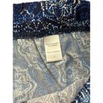 Cuddl Duds  Women's Blue Embroidered Drawstring Leggings Size Large Photo 3