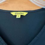 GLOBAL Desi Black Rayon A Line Dress Medium Photo 3