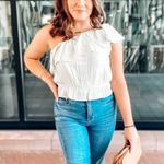 American Eagle One Shoulder Ruffle Top Size Small Photo 1