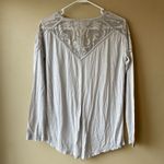 Free People  Gatsby Top in Dove Size Small Photo 1