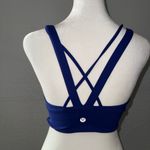 Lululemon NWOT  Cross Front Sports Bra Size 2 Royal Blue Photo 1