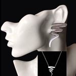 Tiffany & Co. Paloma Picasso Zig Zag Sterling Silver Necklace FULL INCLUSION Photo 2