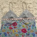 Avon Intimates Slip Dress Floral Butterfly Mesh Nightgown Sleepwear Sheer Sz M Blue Size M Photo 7