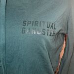 Spiritual Gangster Teal Hoodie Sweatshirt slightly cropped Photo 2