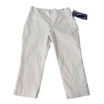 Brand New Sound Style Women's Medium White Platinum White Slimming Pants Cropped Photo 1