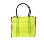 Life Is a Gift MWW Market Canvas Tote Bag Purse Ribbon Cute Girly Fun Whimsy Green Photo 3