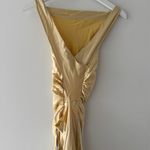 Reformation Casette Yellow Dress Photo 9