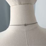 Vintage Victorian Style Purple Faux Crystal Silver Tone Thin 24” Necklace Photo 5